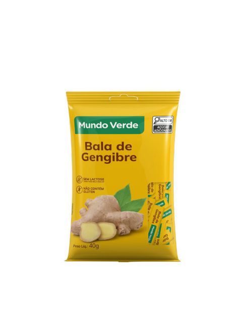 Bala de Gengibre Mundo Verde  40g