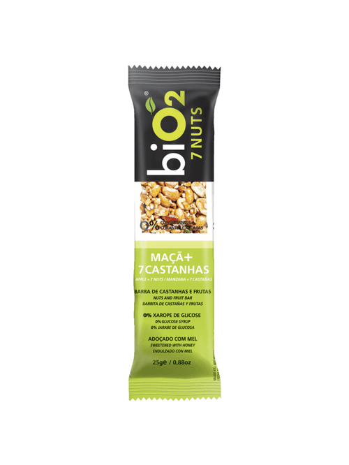 Barra 7 Nuts Maçã biO2 25g