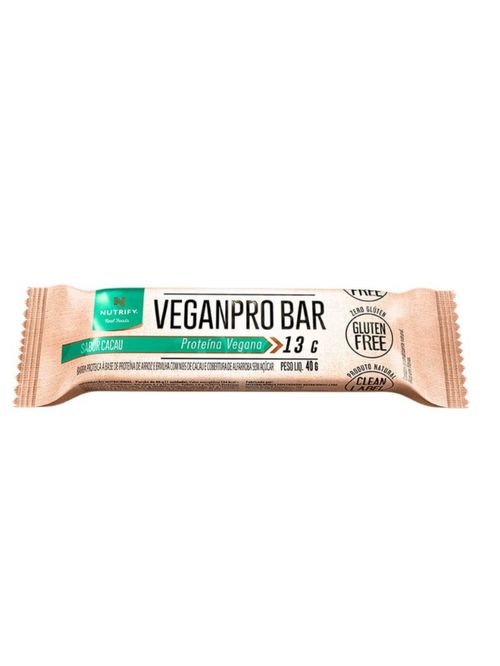 Veganpro Bar Cacau Nibs Nutrify 40g