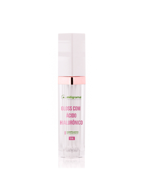 Gloss com Ácido Hialurônico 6ml Dourado