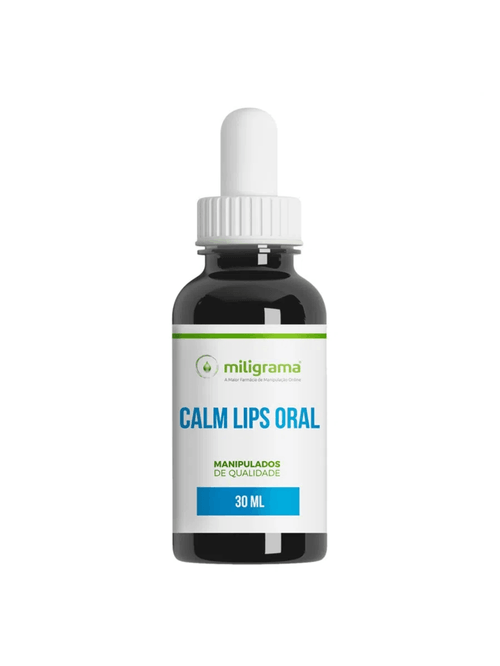 Calm Lips Oral Homeopatia para Herpes Labial 30ml