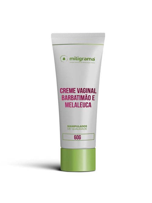 Creme Vaginal Barbatimão e Melaleuca 60g