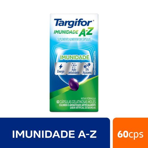 Suplemento Alimentar Targifor Imunidade A-Z - 60 Cápsulas