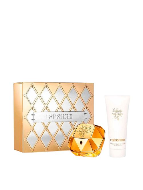 Kit Rabanne Lady Million Feminino - Eau de Parfum 80ml + BL 100ml
