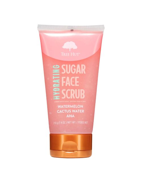 Tree Hut Hydrating Watermelon & Cactus Water Sugar Face Scrub - Esfoliante Facial 210g