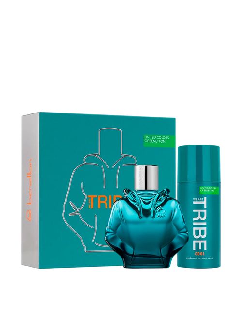 Kit Benetton United Colors We Are Tribe Masculino Edt 90ml + Deo 150ml