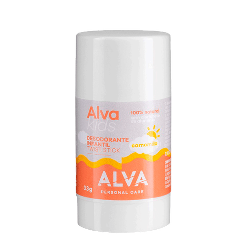 Desodorante em Barra Infantil Kids Camomila Vegano 33g Alva