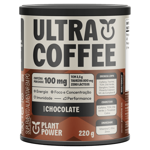 ULTRA COFFEE PLANT POWER CHOC 220G