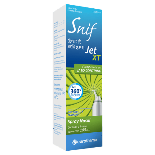 Snif Jet XT 0,9mg 100ml Solução Spray - Eurofarma