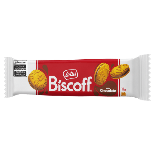 Lotus Biscoff Biscoito Caramelizado Recheado de Chocolate 28% 110g Sem Glúten