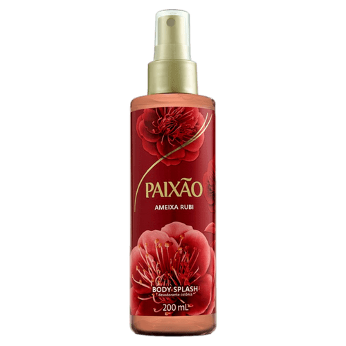 Body Splash Desodorante Colônia Ameixa Rubi Paixão - 200ml