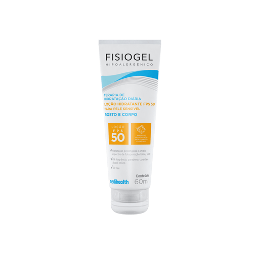 Fisiogel Loção Fps 50 60Ml - Fisiogel