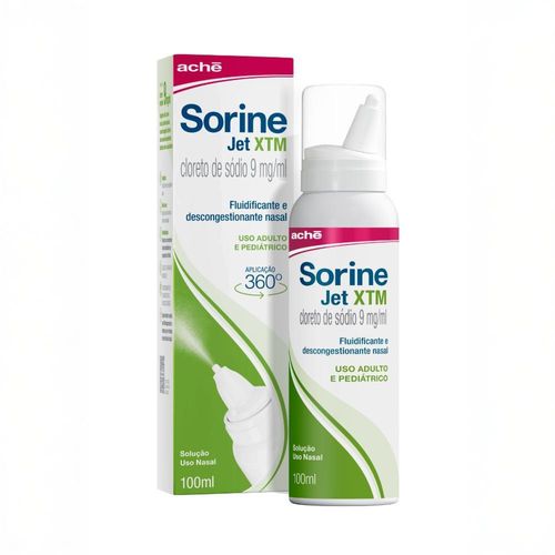Sorine XTM Jet  Descongestionante Nasal 0,9% Aché - 100ml