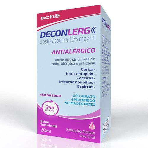 Deconlerg 1,25mg Tutti Frutti - 20ml Solução Gotas