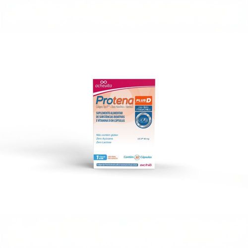 Protena Plus D Colágeno Tipo II + Ácido Hialuronico +  Vitamina D - 30 Cápsulas