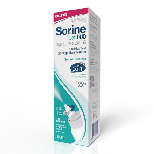 Sorine Jet Duo Descongestionante Nasal Spray Aché - 100ml