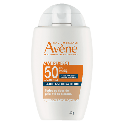 Protetor Solar com Cor 1.5 Claro/Médio FPS 50 Avène - 40g