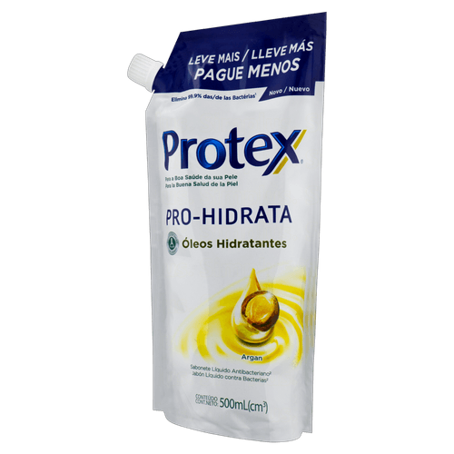Sabonete Líquido Pro-Hidrata Argan 500ml Protex