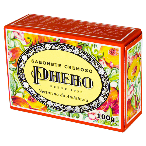 Sabonete Barra Cremoso Néctarina da Andaluzia 100g Phebo
