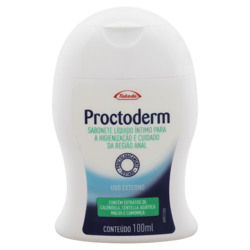 Sabonete Líquido Íntimo Proctoderm 100ml Takeda