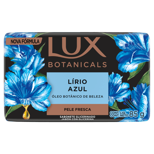 Sabonete Barra Glicerina Lírio Azul 85g Lux