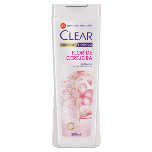 Shampoo Anticaspa Clear Flor de Cerejeira 200ml