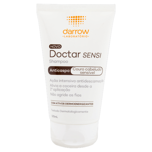 Shampoo Anticaspa Doctar Sensi Branco 120ml Darrow