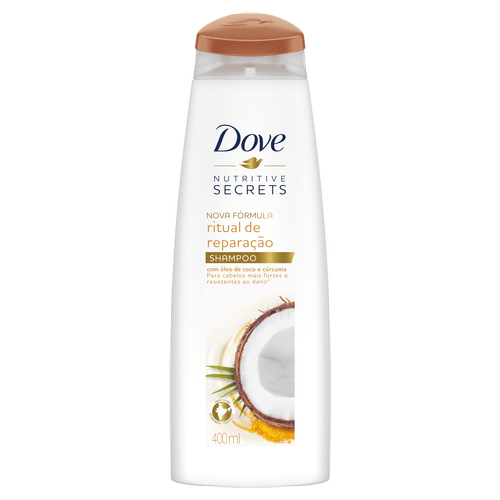 Shampoo Dove Nutritive Secrets Ritual de Reparação Frasco 400ml