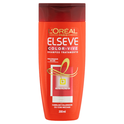 Shampoo Colorvive para Cabelos Coloridos 200ml Elseve