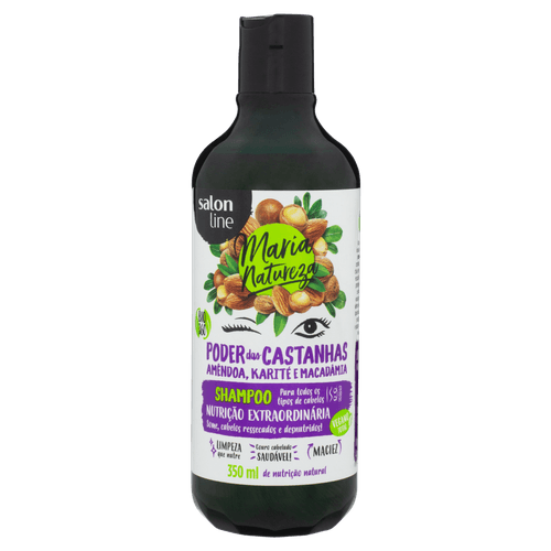 Shampoo Salon Line Poder Castanha 350ml - Salon Line