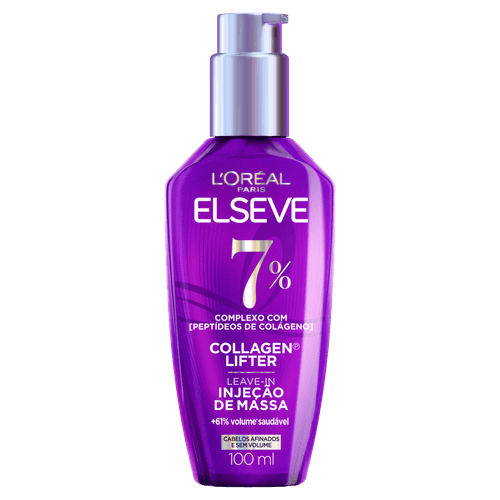 Leave-In Collagen Lifter Peptídeos de Colágeno Elseve - 100ml
