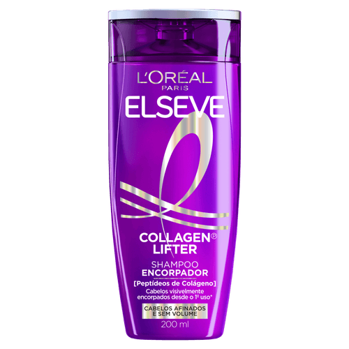 Shampoo Collagen Lifter Peptídeos de Colágeno Elseve - 200ml