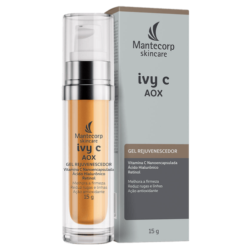 Gel Rejuvenescedor Facial Ivy C AOX Âmbar 15g Mantecorp Skincare