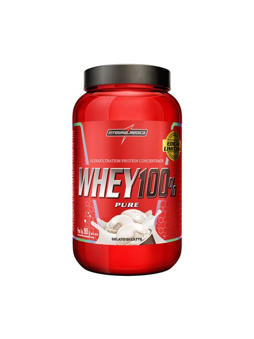 Whey Protein Concentrado Pote 900g Gelato Di Latte