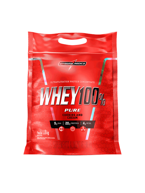 WHEY 100% PURE Cookies and Cream - Pouch 1,8Kg