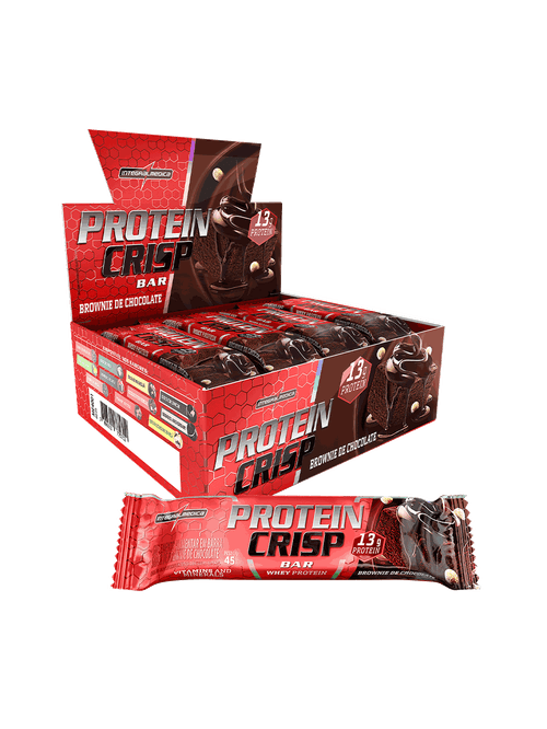 Crisp Bar Integralmedica Brownie de Chocolate - 12uni