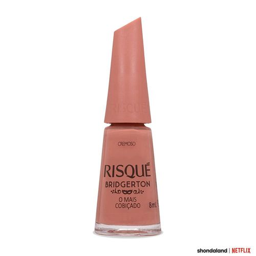 Esmalte Cremoso Risqué Bridgerton O Mais Cobiçado Rosa Queimado 8ml