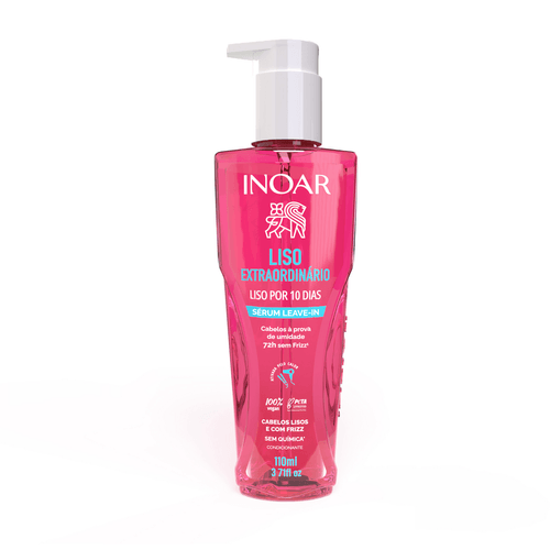 Sérum Leave-in Liso Extraordinário Brilho Intenso 110ml Inoar
