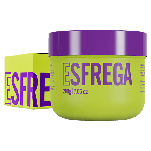 Esfoliante Corporal Esfrega Creme 200g Vegano Beleza Brasileira