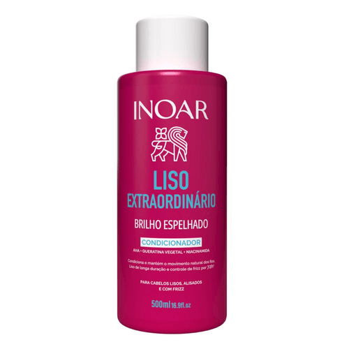 Condicionador Liso Extraordinário Brilho Espelhado 500 ml Inoar