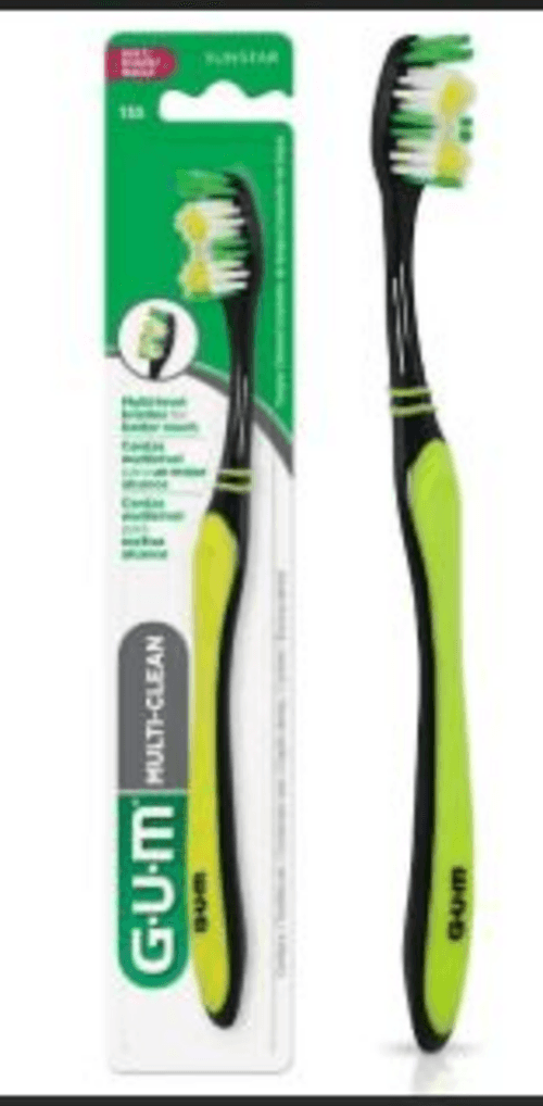 Escova de Dente Adulto Gum Multi-Clean Macia com Limpador de Língua 1 Unidade