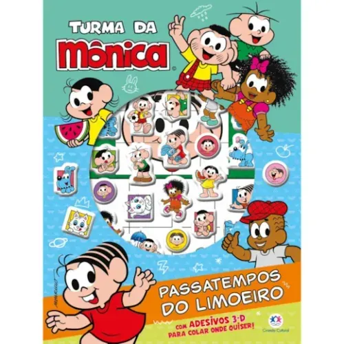 Livro Turma da Mônica Passatempos Limoeiro - 1 Unidade