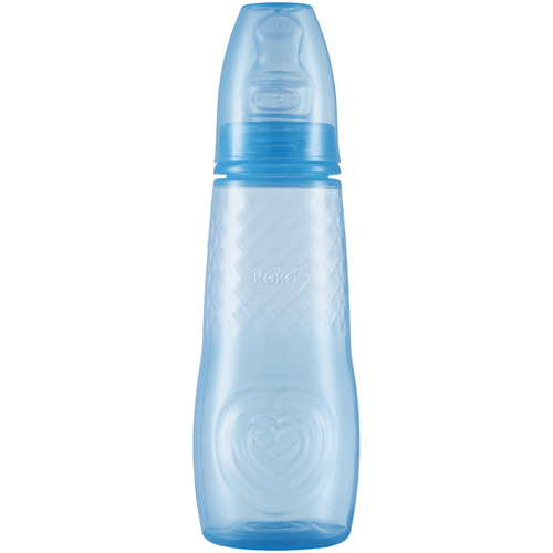 Mamadeira Infantil Aquarela nº1 250ml Bico Silicone com Respiro Kuka