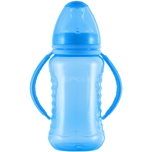 Mamadeira Aquarela Big Orto Nº2 com Alça Azul - 330ml
