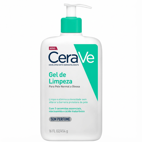 Gel de Limpeza Facial Para Pele Normal a Oleosa 454g CeraVe
