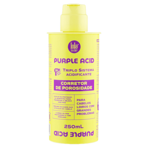 Acidificante Capilar Lola Purple Acid Corretor de Porosidade 250ml
