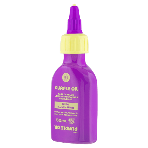Óleo Iluminador Capilar Purple Oil Matizador 50ml Lola
