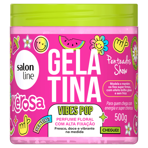 Gelatina Vibes Pop Salon Line Xêrosa - 500g