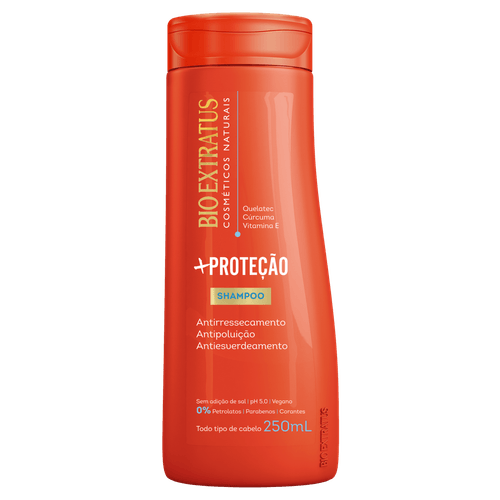Shampoo Bio Extratus +Proteção Cúrcuma e Vitamina E 250ml