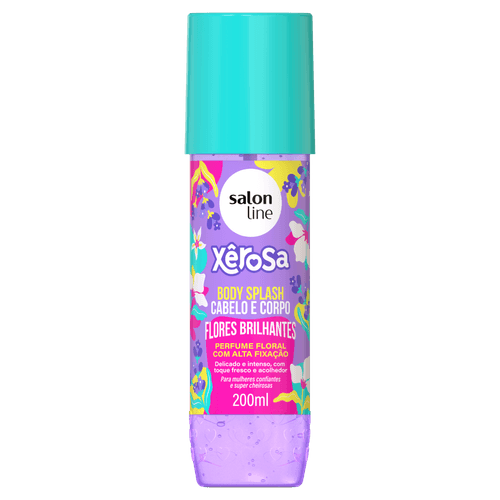 Body Splash Flores Brilhantes Salon Line Xêrosa - 200ml